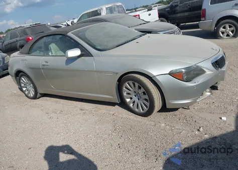 2005 BMW 645Ci from USA, damaged, VIN WBAEK73495B328565